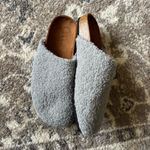 Nicole Miller  Womens Faux Fur Slide On Bondy Clogs Natural Gray Size 9 Photo 6