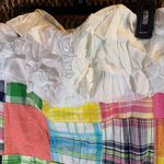 Lilly Pulitzer  Cameron Madras Strapless Dress Size 6 Photo 2