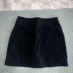 Athleta  Black Trekkie North Skort Skirt Size 8 Zip Pockets Photo 4