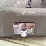 Michael Kors Gray Satchel with Pebbled Leather and Wallet EUC Photo 3