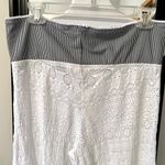 Becca  By Rebecca Virtue White Crochet Cover Up Pants Photo 7