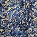 Lilly Pulitzer  Emile Dress Iris Blue Zanzibar Zoo Sleeveless V-Neck Floral S Photo 2