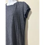 Michael Stars Michael‎ Stars OS Gray Heathered Viscose Polyester Short Sleeve Tunic Top Women Photo 3