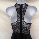 B Darlin B. DARLIN All Lace Top Racerback Dress Sz 3/4 Black Whimsigoth New Halter Skater Photo 5