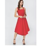 Adelyn Rae NWT  X Nordstrom Cailin Stripe Midi Dress Red Photo 2