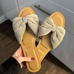 ZARA  women’s bow tie flat sandals Photo 0