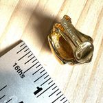 Vintage Christian Dior Green Enamel & Rhinestone Clip Photo 4