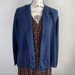 Giorgio Armani ‎ blue knit sweater cardigan size 36 Photo 6