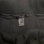 Forever 21 F21 Black Ribbed Cotton Skater Skirt Small VGUC Photo 4