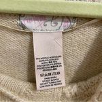 Free People Cream Harbour Stripe Cable knit Poncho Sweater Sz O/S NWT Photo 5