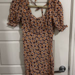 Mango  Floral Mini Dress Photo 0