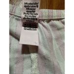 Victoria's Secret Victoria’s Secret pink white metallic silver striped pajama set sz small Photo 4