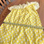Lisa Marie Fernandez One Shoulder Yellow Polka Dot Maxi Dress NWT Size XXS Photo 10
