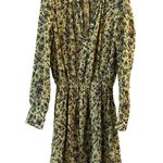 Zadig & Voltaire  Rinka bloemen jurk viscose mini yelllow dress size XS C1 Photo 2