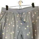 Splendid Blue Star Detail Comfy Casual Lounge Pants Women Sz L Photo 5