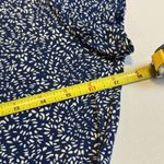 Kaileigh Arnett Faux Wrap Knit Womens Dress Sz M Blue/White Trendy Soft V-Neck # Photo 5