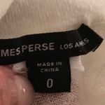 James Perse  Women’s‎ Fine Gauge Open Knit Polo Top Size XS or 0 Photo 6