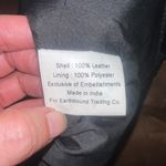 Black leather Studded Women's Bag late 90s y2k 14x14 Photo 2