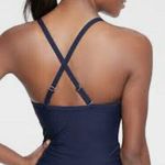 Athleta  Knot Front Tankini, Black SIZE 34
B/ C Photo 5