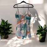 Pink Lily  Botanical Romper Small Photo 1