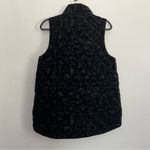 Athleta NWT  Whisper Featherless Velvet Vest Black Medium Petite Photo 3