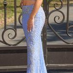 Sherri Hill  Prom Dress Two-Piece beaded Periwinkle Photo 5