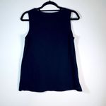 Jason Wu  Black Scoop‎ Neck Sleeveless Tank Top, Size Small Photo 2