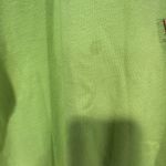 Ugly Christmas Sweater Neon green Christmas‎ grandma style snowman sweatshirt Photo 1