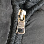 Armani Exchange Black Ribbed Knit Double Zipper Puffer Front Jacket Size Large Photo 6