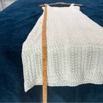Taylor Cream Crochet Cable Knit Sleeveless Midi Dress Feminine Size S White Photo 14