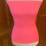 New! Vibrant Coral Pink slimming tube top. One Size Size M Photo 6
