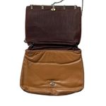 Boutique Vintage Purse Handbag Shoulder Bag Brown with Metal Accents Chain Shoulder Strap Photo 3