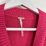 Free People  Easy Street Crop Pullover in Pink Firework Size Medium Photo 5