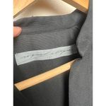 Raquel Allegra Black Linen Fringe Top Sz. 0 (XS/0/2) Black Photo 2