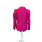 J.Crew  Rhodes Wool Twill Blazer Fuchsia Pink Womens 8 Preppy Academia Classic Photo 2