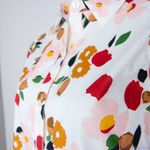 Kate Spade NEW ‎ botanical garden cotton button-front shirt floral print, size 00 Photo 9