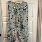 Tommy Bahama  Washable Silk Hawaiian Cargo Cropped Pants  Size 6 Photo 3