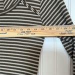 BKE  M Ribbed Thermal Henley Top Olive Stripe Y2K Layering Indie Grunge Photo 3