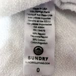 Sundry  Basic Hooded Pullover Sweatshirt; colored strings; size 1 or small Photo 8