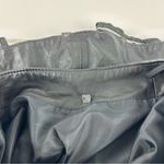 Vintage Leather Mini Skirt Black Size 38 Photo 5