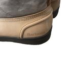 Barbour Women Size 8 Tan Nubuck Leather Duck Waterproof Lace Up Boots Photo 4