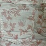 Artisan NY  Floral White Soft Pink Rose Shorts 10 Photo 7