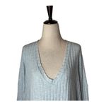 Urban Outfitters ‎ Out From Under Shirt Women Small Blue V Neck Pullover Knit Photo 2