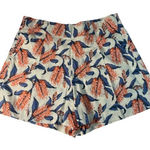 TCEC NWT Fresh Bloom Floral Print Lightweight Linen Blend Shorts Women's Large Photo 0