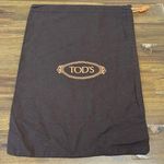 Tod’s Brown Dust Bag Sleeve Cover Travel Case Drawstring Logo Protective Photo 0