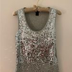 Wet Seal vintage grey sequins  tank size XL Photo 1