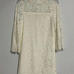 Devlin | Nordstrom White Lace Bell Sleeve Mini Shift Dress Size XS Photo 4