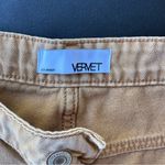 Trendy Tan Distressed Cropped Jeans Size 29 Photo 7