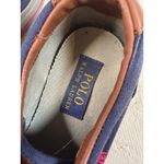 Ralph Lauren Polo  Vaughn Sneakers Women's Size‎ 7D Navy Canvas Low Top Photo 3