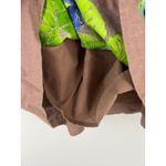 Free People  Linen Blend Hibiscus Floral Tropical Hawaiian Skirt Medium Photo 2